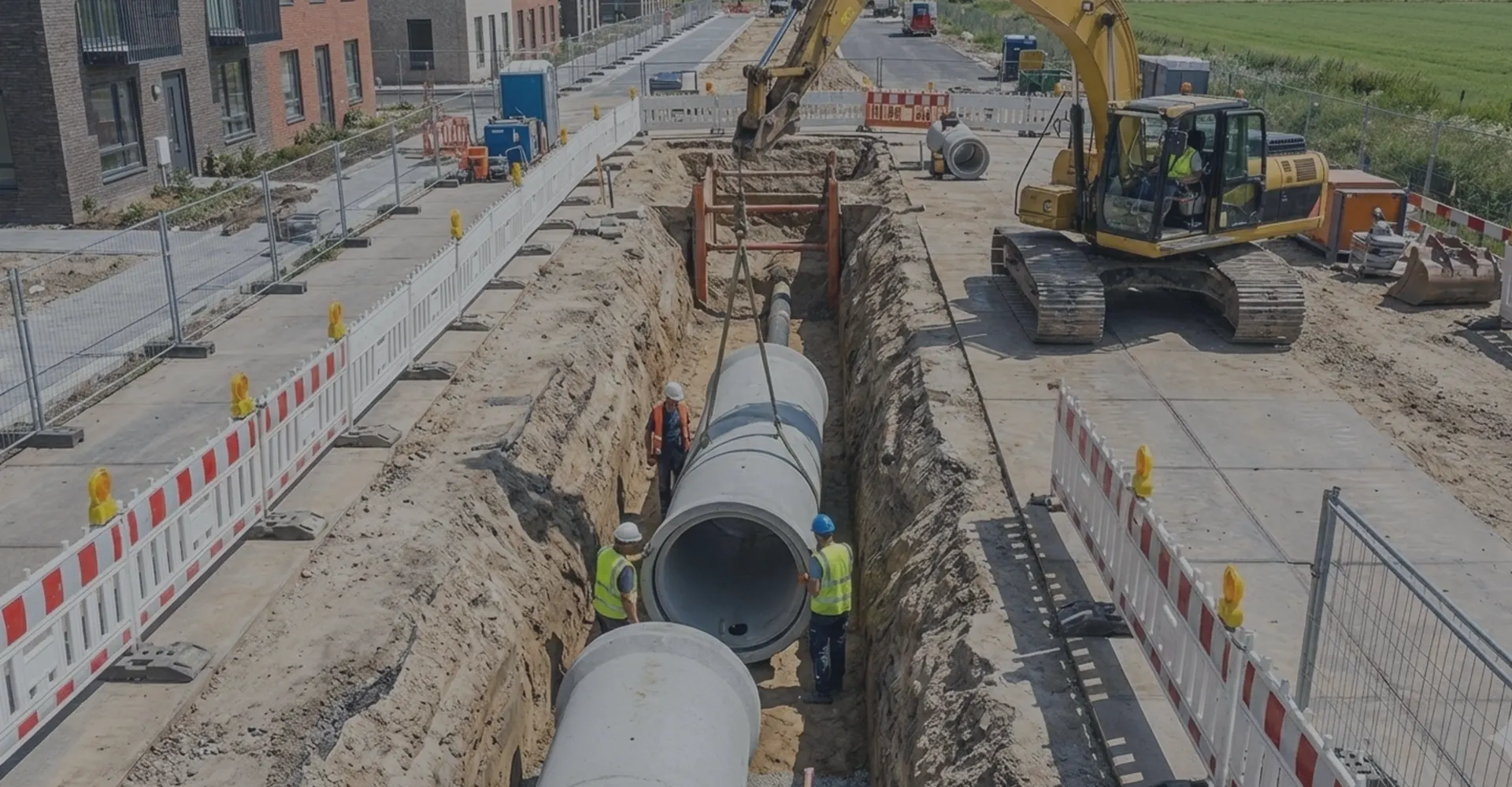 Efficiënte afwatering en duurzame oplossingen Rioleringswerkzaamheden